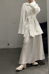 SAMUEL GUI YANG Valentina linen and cotton coat CO03-2
